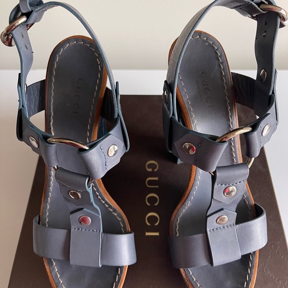 gucci nouveau calf admiral platform sandals - Picture 2 of 5